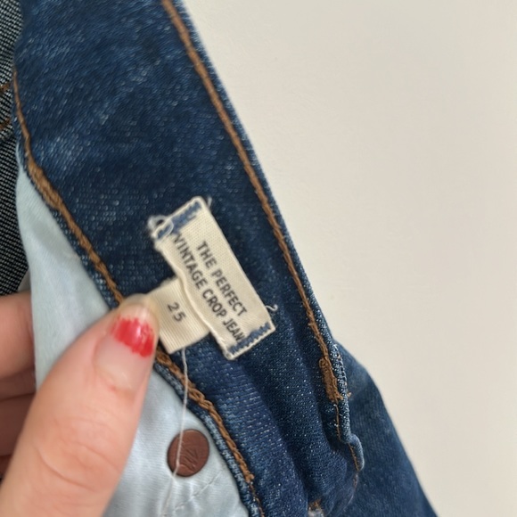 Madewell Perfect Vintage Crop Jean - Picture 4 of 4